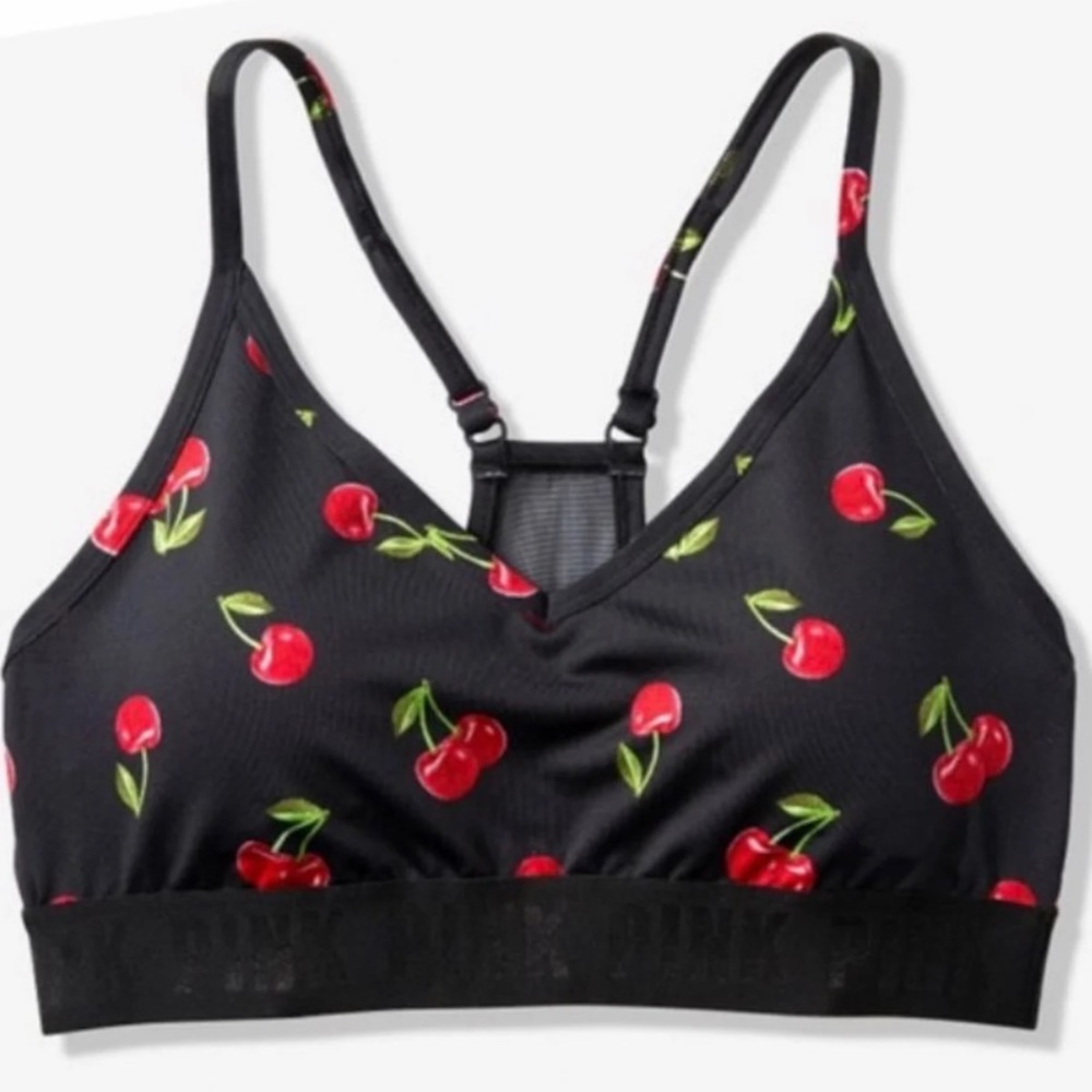 PINK Cherry Sports Bra Sz L